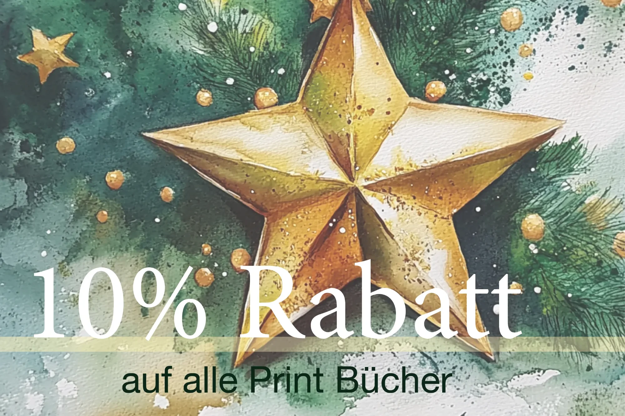 10% Rabatt auf alle Printbücher Motiv Code WEIHNACHTEN2024 gültig bis 31.12.2024